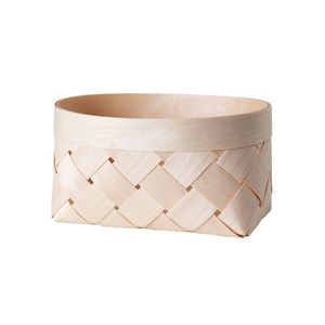 Panier de rangement en bambou chic et élégant Conception durable écologique pour la cuisine Utilisation du linge Fonctionnalité élégante artisanale - Product Image 4