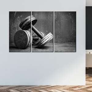 Elegant <b>Black</b> and White Artwork Canvas - Printed Motivational Art,3P:Gallery <b>Wrapped</b> - Product Image 1