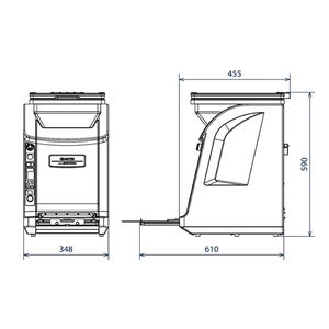 Autec ASM 865 Máquina eléctrica para hacer láminas de arroz Produce continuamente láminas de arroz perfectamente extendidas para hoteles domésticos 1 año - Product Image 6