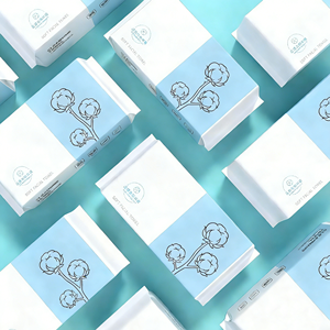 สกายลาร์ค ผ้าเช็ดหน้าแบบใช้แล้วทิ้ง เนื้อนุ่ม 50 แผ่นต่อแพ็ค ไม่มีแกนกลาง ใช้ได้สองด้าน เส้นใยเซลลูโลสหนาพิเศษ - Product Image 4