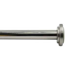High Quality 22/25mm Brushed Nickel <b>Tension</b> Rods 120-210cm Made of Durable Metal - Product Image 1