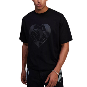 Camisetas de entrenamiento de gimnasio de manga corta para hombre de alta calidad, ropa deportiva de algodón 100% impresa personalizada, venta en línea - Product Image 1