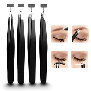 Facial Hair Shaper Remover <b>Eye</b> <b>Brow</b> <b>Trimmer</b> 5 In 1 Portable Eyebrow <b>Trimmer</b> With Pu Bag New Arrival Comfortable Eyebrow Tweezers - Product Image 4