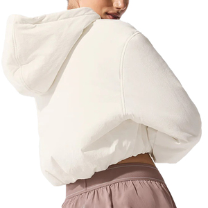 แจ็คเก็ตกันลมสำหรับผู้หญิงโพลีเอสเตอร์100% แห้งเร็วกันน้ำระบายอากาศได้มีซิปพิมพ์โลโก้ตามสั่ง - Product Image 2