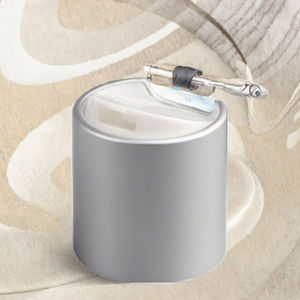 Botellas de 100 ml para Uso Cosmético con Tapa de Corona Plateada Mate de Aluminio y Plástico, Cierre de Disco Dorado con Rosca, Personalizables - Product Image 2