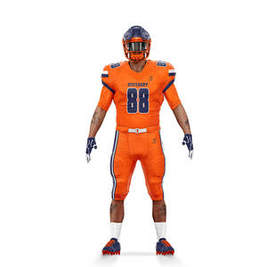 ชุดเครื่องแบบอเมริกันฟุตบอลชุดกีฬาเสื้อเจอร์ซีย์สำหรับฝึกซ้อมเกมฝึกโลโก้ตามสั่ง - Product Image 2