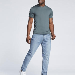 Camisetas de Manga Corta para Hombre, 100% Algodón, Unisex, Corte Holgado, con Logotipo Personalizado, Ecológicas, de Secado Rápido y Transpirables - Product Image 1