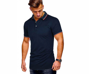 Camiseta Casual Urbana para Hombre en Negro, 100% Algodón, Manga Corta, Tejido Transpirable, Diseño Liso, Talla Adulto - Product Image 5