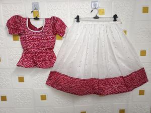 Elegante Tapeta Jacquard con estampado de lámina para niños Lehenga Choli Compras en línea a precio mayorista Fabricante de Surat - Product Image 3