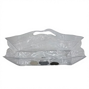 Sac à main transparent en PVC imperméable pour femme, forme baril ouvert – Élégant, grande capacité, durable, léger, résistant à l'eau - Product Image 5