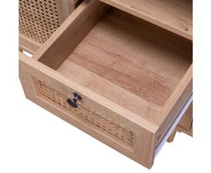 ตู้ข้างโต๊ะอาหารโทจิ ทำจากไม้สักแท้และหวายสาน พร้อมการตกแต่งแบบธรรมชาติ เฟอร์นิเจอร์ห้องนั่งเล่นสไตล์โมเดิร์น - Product Image 5