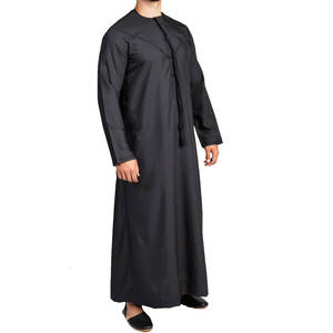 Modern Stylish Breathable Modest Cotton Men Thobes High Quality <b>Plus</b> <b>Size</b> Autumn Islamic Clothing Pakistan High Street Adults - Product Image 5