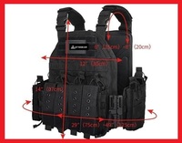 Chaleco Táctico Multifuncional de Nylon de Liberación Rápida, Personalizado, Ligero, para Exteriores, en Stock, Venta al Por Mayor en China