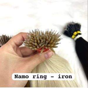 Extensions de cheveux humains bruts vietnamiens Nano Ring – 100 % cheveux humains – Solides et durables - Product Image 1