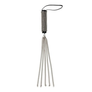 STEEL IRISCO INDUSTRY Genuine Leather Flogger Comfortable Grip Handle 17 Inch Plaited Heavy Duty Whip Custom Color Custom Design - Product Image 5