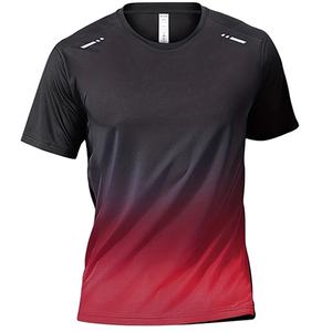 T-shirt décontracté à col rond 100% coton de couleur unie pour hommes de haute qualité nouveau haut d'été classique avec impression numérique - Product Image 3