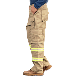 Pantalon de travail personnalisé pour hommes taille haute à séchage rapide style sport de plein air confortable et respirant pour une protection supérieure - Product Image 4