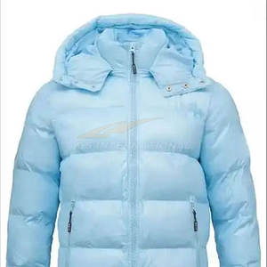 Premium Wholesale <b>Men's</b> Winter Wear High Quality Solid Color Hooded Stand Collar Puffer <b>Jackets</b> Warm Cotton <b>Down</b> <b>Fill</b> - Product Image 5
