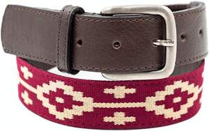 เข็มขัดโปโลหนังแท้ทำด้วยมือคุณภาพสูง - Product Image 3