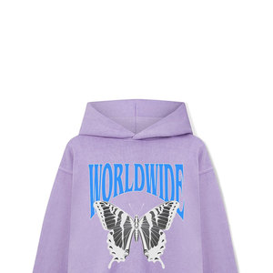 Sudadera con capucha de gran tamaño personalizada DTF DTG con estampado de diamantes de imitación para hombres, ropa de calle, Jersey, sudadera de moda - Product Image 4