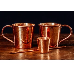 Handmade Luxury Copper <b>Mug</b> with Hammered Design Dishwasher & Microwave Safe Hot Selling Beer & Kitchen Decorative <b>Mug</b> - Product Image 1