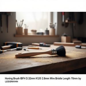 แปรงขัดเงา IBFH D.32 มม. K120 ขนแปรงลวดขนาด 2.8 มม. ความยาว 70 มม. โดย LESSMANN - Product Image 3