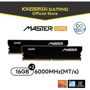 DDR5 6000 16GB X 2 Desktop Memory <b>RAM</b> for Kingsman KSD516G60C38MST-BLACK - Product Image 2