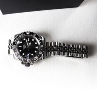 Montre mécanique pour homme de haute qualité fabriquée en Chine, vente directe d'usine GMT, luminescente, étanche 3 bars, mouvement automatique NH34