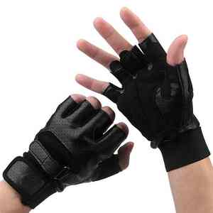 Prix de gros Gants de fitness antidérapants pour la gym Gants d'haltérophilie en cuir personnalisés pour l'entraînement Service OEM Gants de fitness pour la gym - Product Image 4