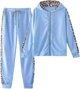 Ropa Deportiva Vintage Casual Fit Unisex, Chándales Elegantes para Mujer, Pantalones de Chándal 100% Algodón Transpirable, Diseño Liso Bajo XL, Invierno - Product Image 5