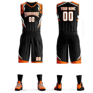 Ensembles de maillots et shorts d'équipe personnalisés, nouveaux uniformes de basket-ball, prix de gros, uniforme de basket-ball - Product Image 2