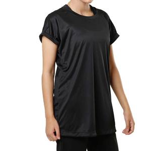 Camisa de ajuste regular de todos los tamaños con logotipo personalizado para mujer, camisetas de algodón y poliéster hechas en fábrica para mujer con bajo MOQ, servicio OEM - Product Image 3