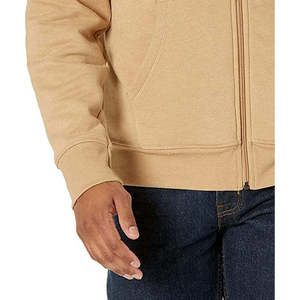 Giacca Invernale Casual da Uomo Buffalo David Bitton in Vera Pelle Beige con Cappuccio e Fodera in Pelliccia Sintetica, Chiusura a Zip, Taglia XS - Product Image 3