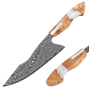 Cuchillo de Chef Profesional de 8 Pulgadas, Afilado, de Acero Damasco de 67 Capas, Núcleo de Acero Japonés VG10, Mango Ergonómico Antideslizante - Product Image 1