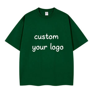 Nouveauté T-shirts grande taille pour hommes et femmes, style streetwear, en tissu tricoté polyester/coton, délavé à la pierre, coupe classique, motif - Product Image 1