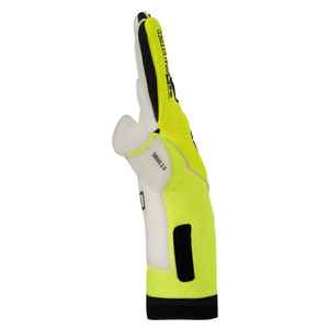 Guantes de portero con logotipo personalizado de alta calidad, guantes de cuero de último diseño, corte negativo trasero para deportes al aire libre - Product Image 2