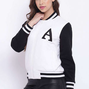 แจ็กเก็ตทีมตัวแทนของผู้หญิงสินค้าใหม่2025แจ็กเก็ตทีมโรงเรียนของเราสั่งติดป้ายได้ตามต้องการ - Product Image 4