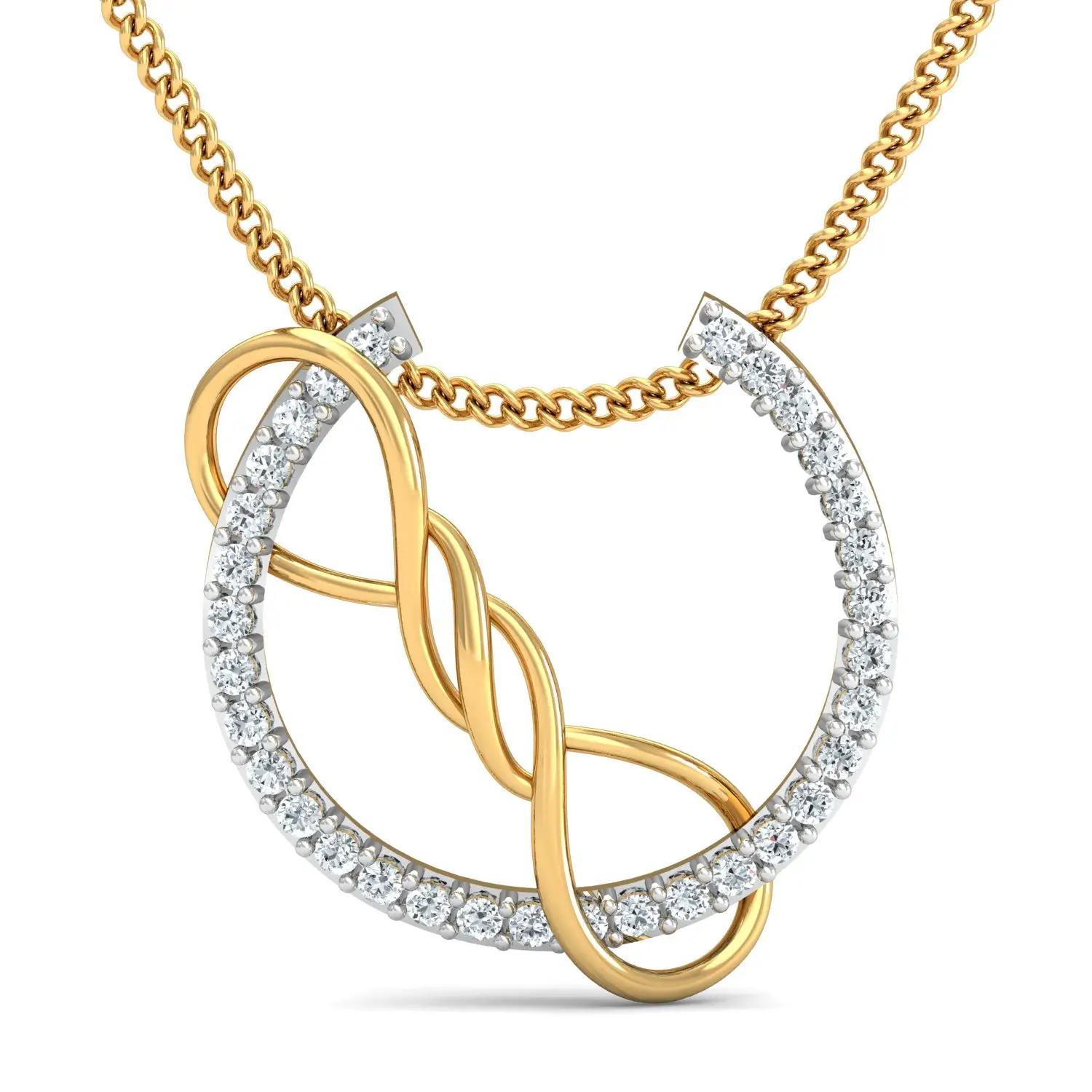 Hợp thời trang hot móng ngựa Infinity Dây chuyền mặt dây chuyền cho nam giới phụ nữ phụ kiện thời trang mạ bạc handmade Brass vàng thiết kế