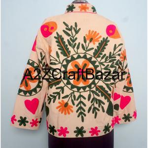 Veste courte ethnique brodée traditionnelle pour femme, idéale pour l'automne – Fournisseur en gros de vêtements d'extérieur tendance - Product Image 5