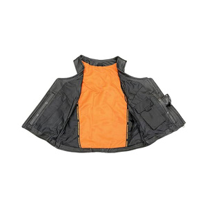Nueva Llegada Hombres Casual Moto Chaleco Motocicleta Cuero - Product Image 2
