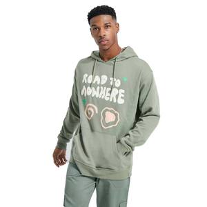 OEM de peso pesado de los hombres impresos pulóver francés Terry sudaderas con capucha pulóver logotipo personalizado Puff impresión sudaderas con capucha 100% algodón - Product Image 6
