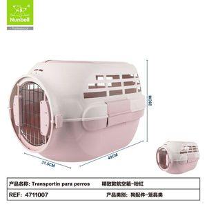 Wholesale Manufacturer's Airline Approved Dog Pet Carrier Plastic Ventilated Pet Travel <b>Crate</b> Transport <b>Box</b> for Pet Carrying - Product Image 1