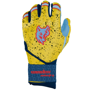 Guantes de bateo de béisbol estilo puño largo Bruce Bolt personalizados de alta calidad 100% Premium Cabretta cuero personalizable colores Logo - Product Image 5