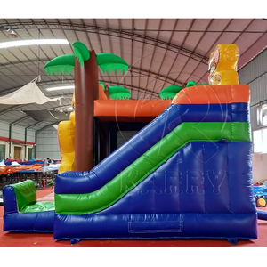 Château gonflable commercial à thème dessin animé européen, combo château sauteur en PVC écologique pour événements extérieurs - Product Image 5