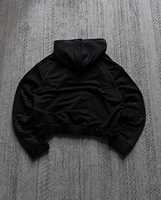 Kualitas Terbaik Streetwear bordir tertekan dengan Rhine Stone Pullover Hoodie untuk pria 100% katun 400GSM bulu grosir