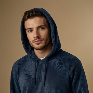 2025 chándal grueso con capucha para hombre hecho a medida, chándal de 2 piezas para hombre, chándal negro Vintage lavado con ácido de Ayat Export - Product Image 1