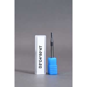 METALDUR 2*50 4 cannelures simple fraise plate noire 55HRC ALTiAN et étain enduit pour fraiseuses ODM personnalisable - Product Image 1