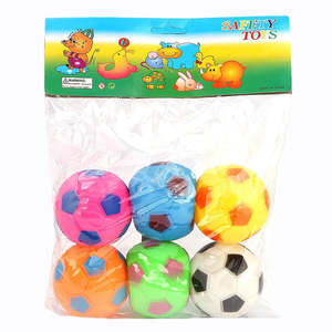 ชูชู ฟุตบอลทอย 6 ชิ้น - หลายสี - Product Image 2