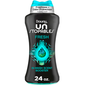 Downy Unstopables In Wash Parfum Booster Perles Parfum frais 24 oz Perles de lessive pour la protection contre les odeurs Apaisant - Product Image 1