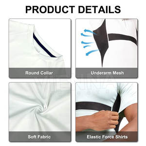 Camisetas de Hombre de Corte Ajustado de Poliéster y Algodón - Product Image 6